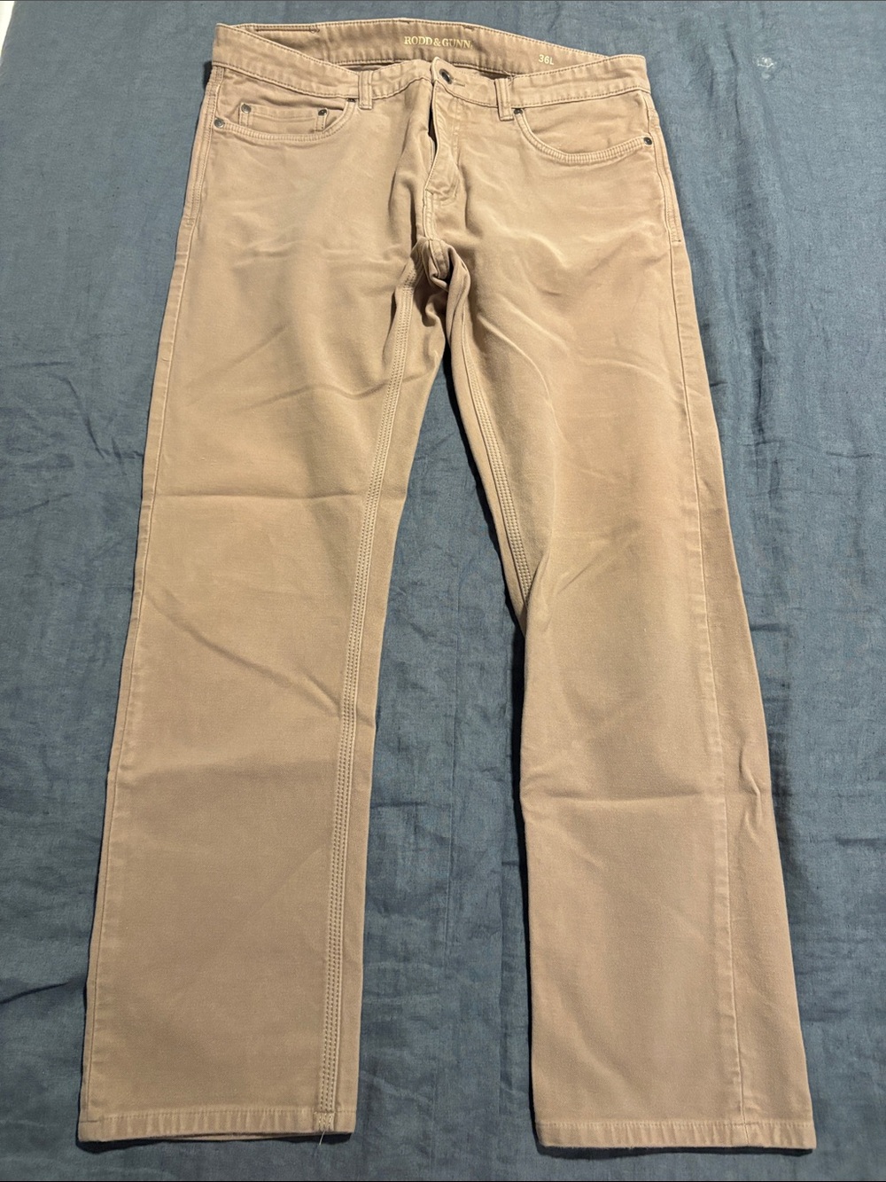 Rodd & Gunn Men's Taupe Straight Pants